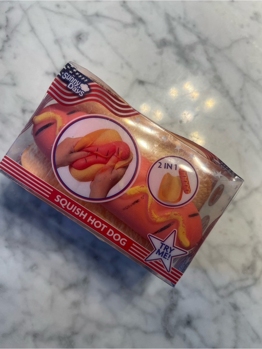 Viral TikTok Squish Hot Dog Stress Toy